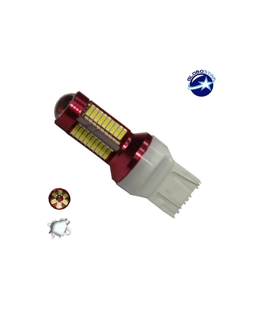 Λαμπτήρας LED T20 7443 Can Bus με 78 SMD 4014 12v 6000k GloboStar 40191